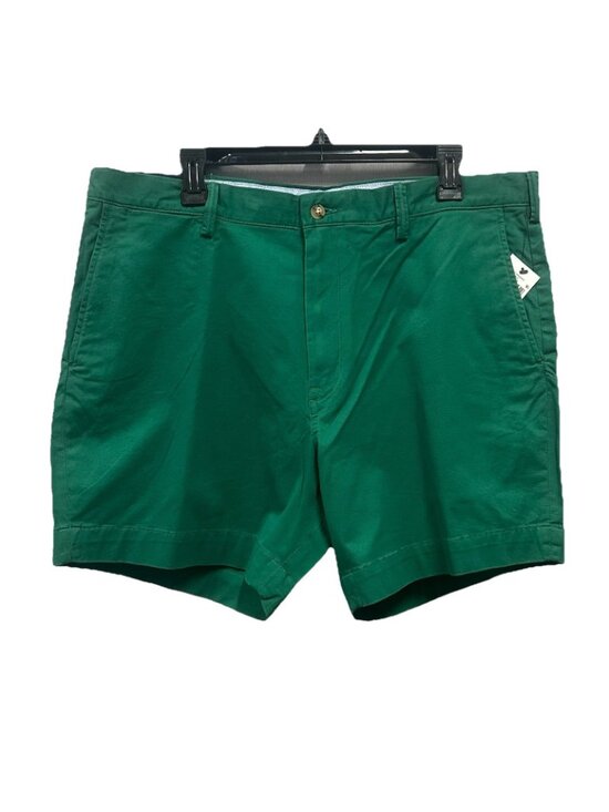 Polo Ralph Lauren Chino Shorts Mens 38 Green Classic Fit 6” Stretch - Picture 3 of 8